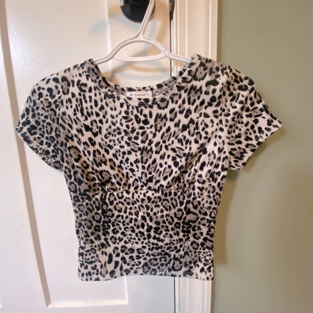 Be Divine leopard shirt